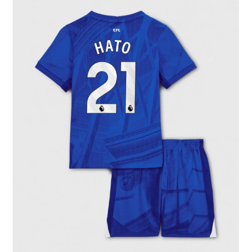 Chelsea Jorrel Hato #21 Replik Heimtrikot Kinder 2025-26 Kurzarm (+ Kurze Hosen) Chelsea Jorrel Hato #21 Replik Heimtrikot Kinder 2025-26 Kurzarm (+ Kurze Hosen)
